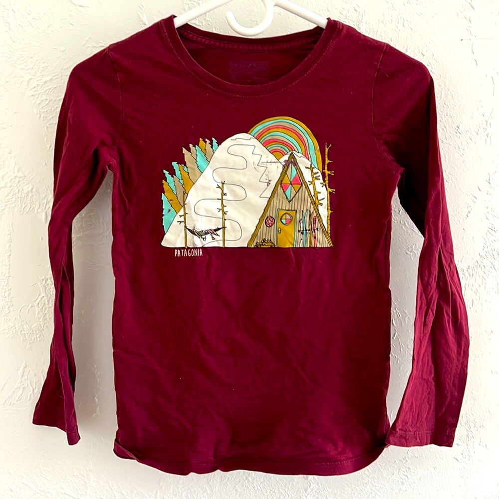 Patagonia - Kids' Long-Sleeved Regenerative Organic Cotton Graphic T-Shirt